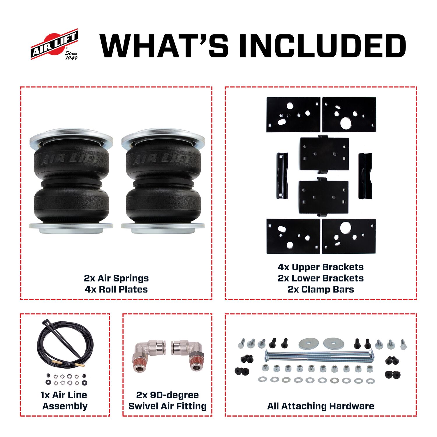 LoadLifter 5000 ProSeries Air Spring Kit - 77289 | Air Lift Company
