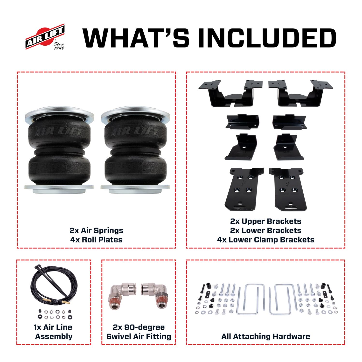 LoadLifter 5000 ProSeries Air Spring Kit - 77388 | Air Lift Company
